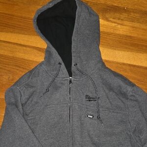 Milwaukee Charcoal Zip-Up Men's Sweater